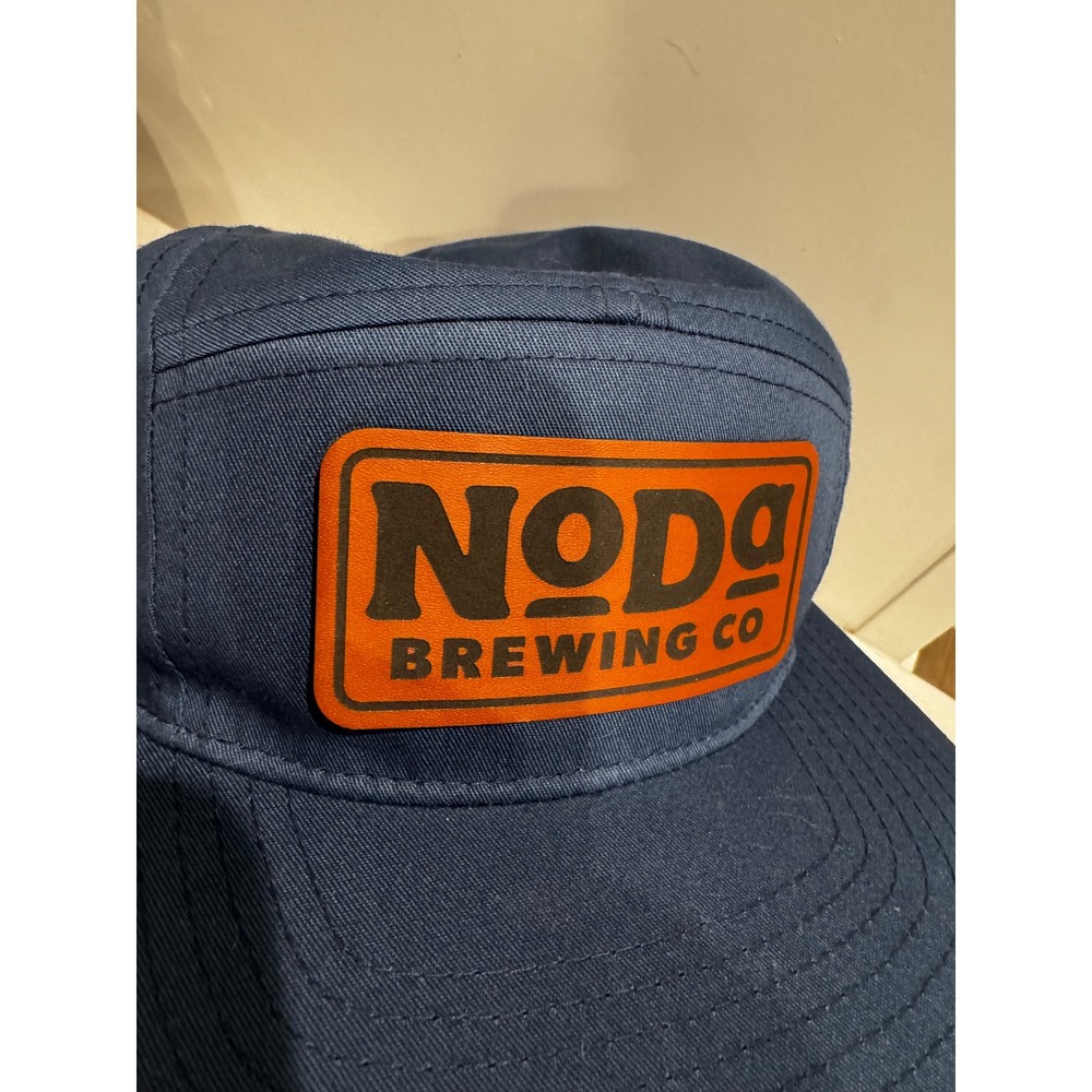 Richardson Outdoor NoDa Brewing Co 5 Panel Camper Hat Navy Blue Adjustable Strap - Picture 2 of 7